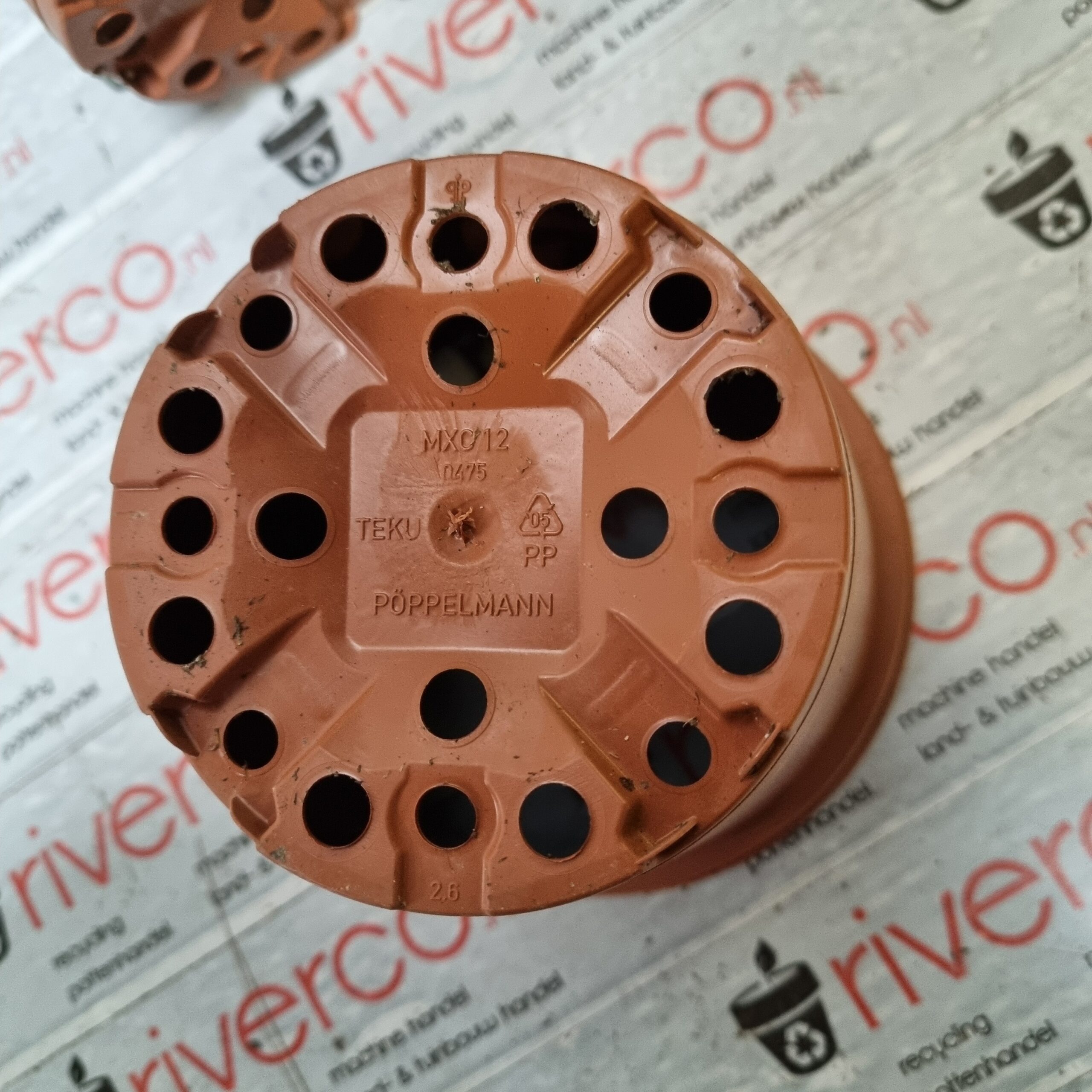 12 cm potjes terracotta / used 12 cm pots Very Nice condition / Teku Poppelmann - Afbeelding 3