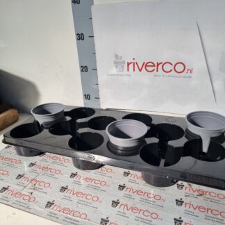 12-gaats / watergeef PET tray 12-gaats / voor pot 10.5 cm /