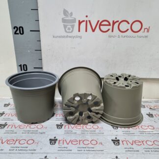 Nieuwe grijze 12 cm potjes / NEW grey 12 cm pots / TEKU VCG 12 / SOLD VERKOCHT VERKAUFT