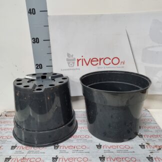 Vatuplast 23 cm = 5 liter potten / Used 23 cm pots 5 liter / Boomcontainer 23 cm 5° EV