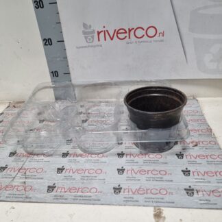 Nieuwe 8-cups tray / transparante tray / PET tray voor 13 cm pot