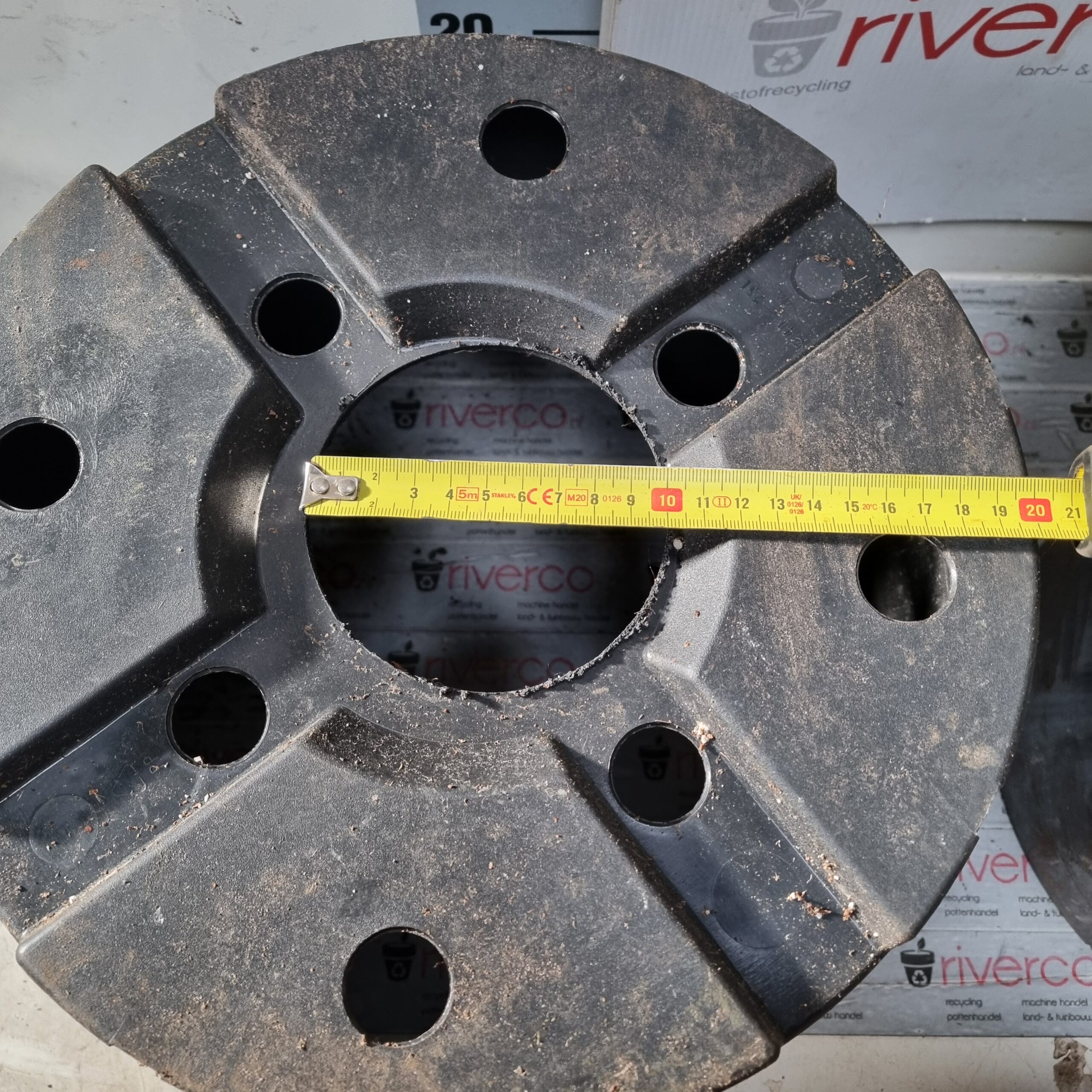 Gebruikte 25 liter Potten / Used 25 liter pots / 40 cm pots with hole / pot in pot system - Afbeelding 3