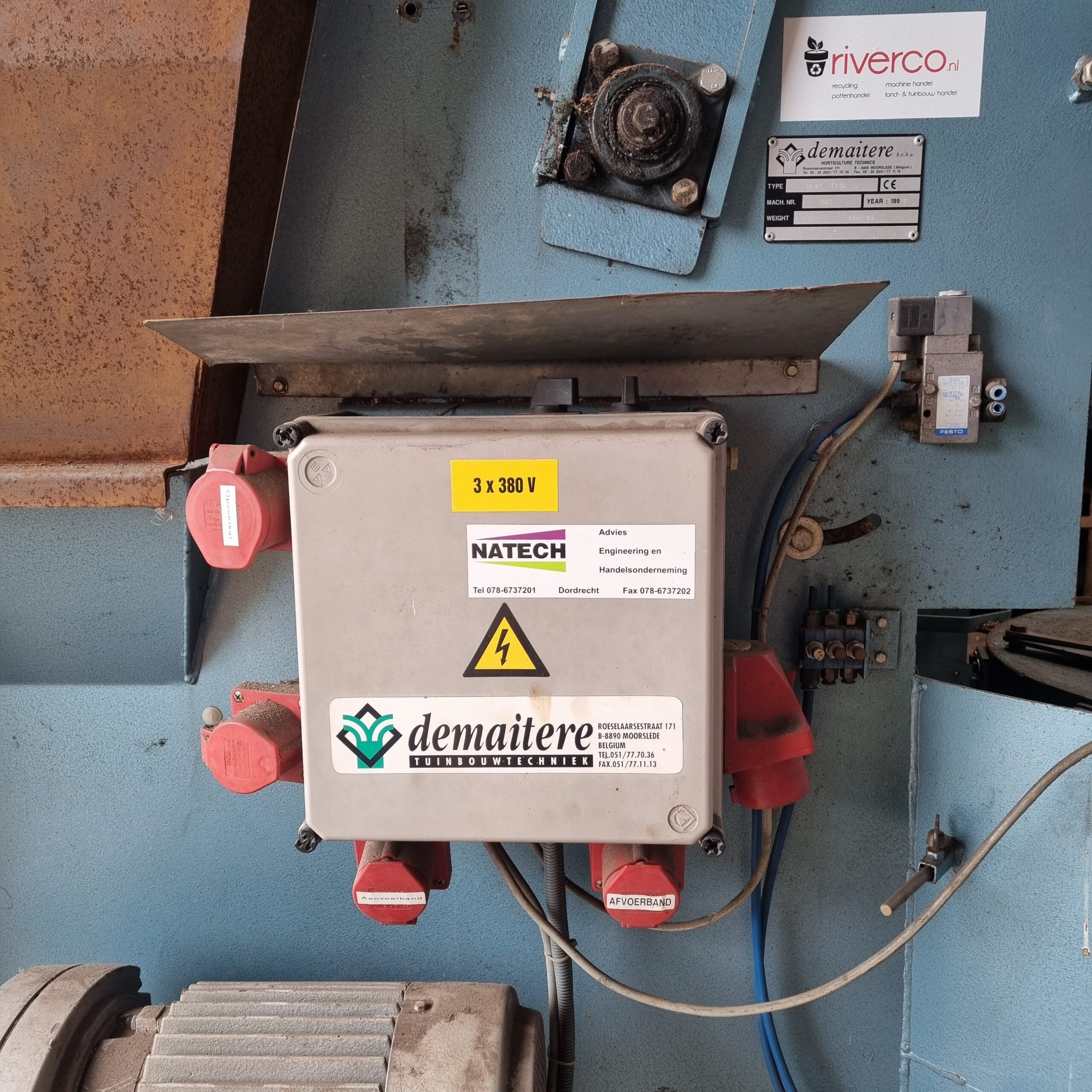oppotmachine / demaitere potmachine / pottingmachine / SOLD VERKOCHT VERKAUFT - Afbeelding 14