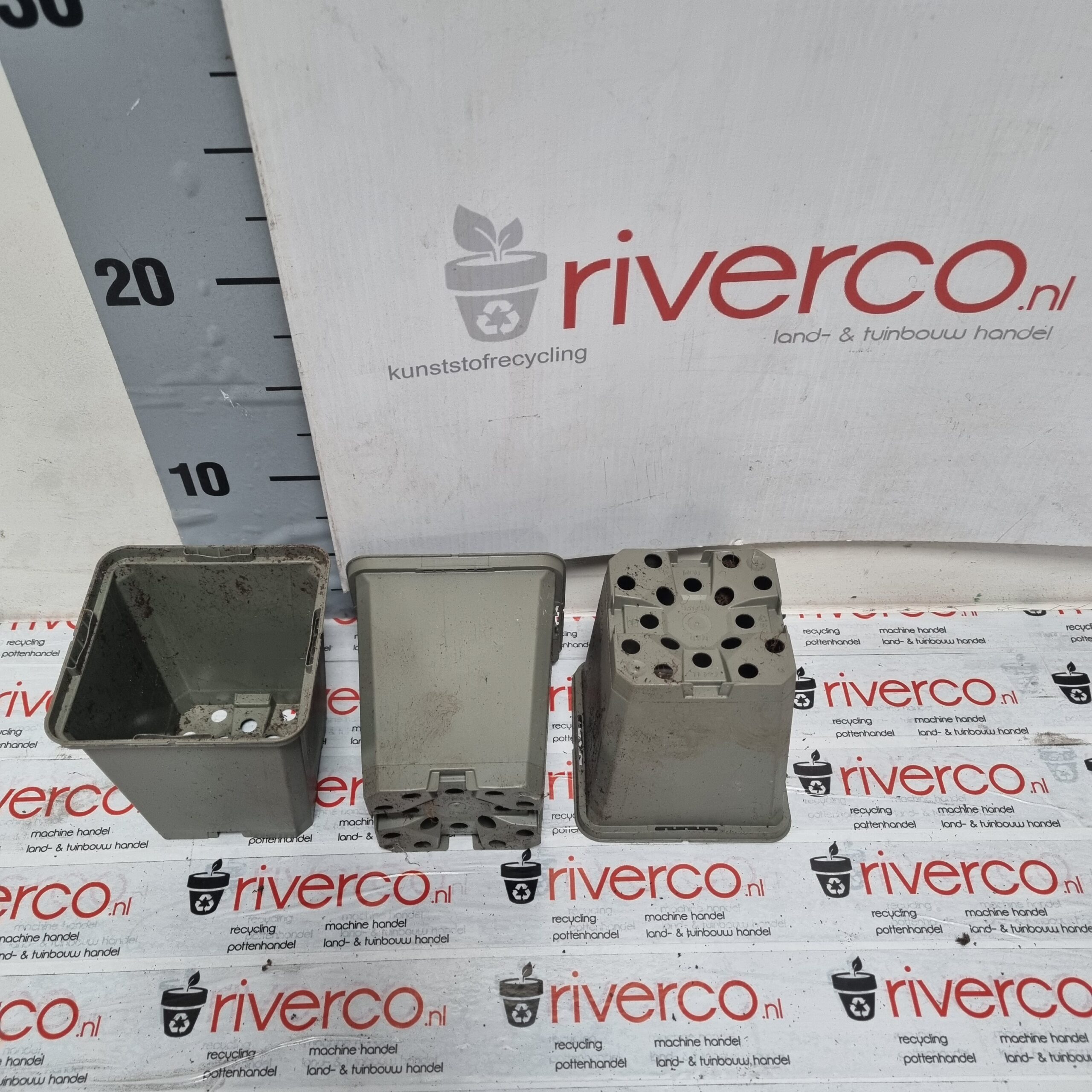 TEKU 9x9x9.5 cm potten / P9 pots / 9x9x cm potjes - Afbeelding 2