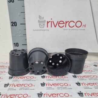 9,5 cm potjes / Pot 9.5 Cm 5° Lw XB / stekpotjes / 9.5 cm bloempotjes / Zwart Black